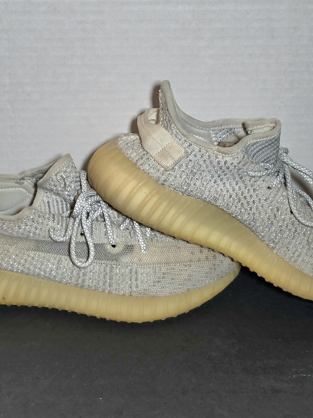 Adidas - Yeezy Boost 350 V2 Static Non-Reflective Grey White EF2905 Mens Size 7